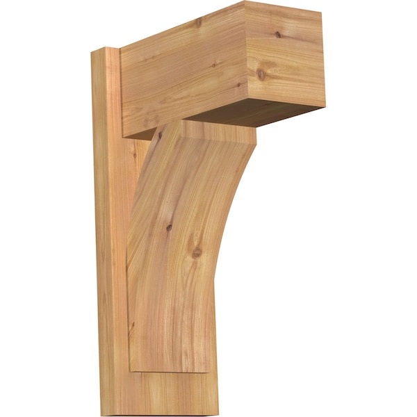 Ekena Millwork Thorton Block Smooth Outlooker, Western Red Cedar, 7 1/2"W x 14"D x 22"H OUT08X14X22THR05SWR - main